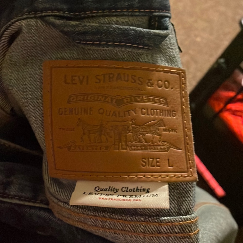 Levi Strauss and Co Quality Jean Jacket size Lg Heavy Duty Authentic Men’s